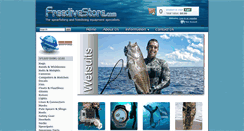 Desktop Screenshot of freedivestore.com